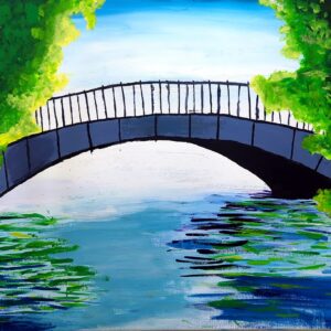 Bridging Horizons: Landscape Bridge Artwork